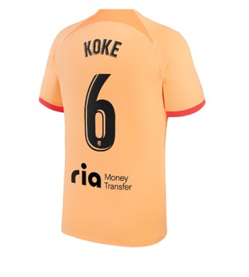 Atletico Madrid Koke #6 Tredjedrakt 2022-23 Kortermet